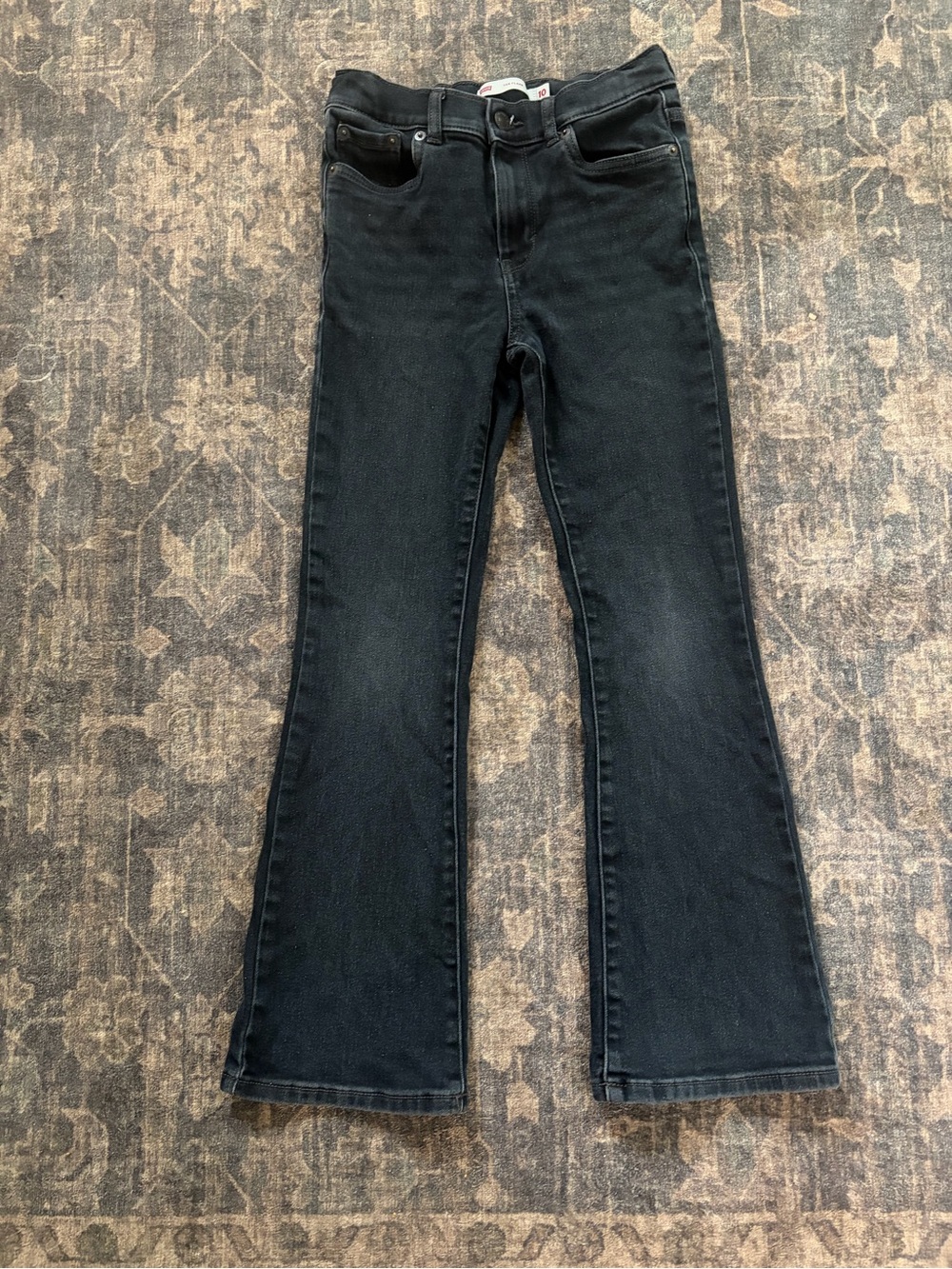 Levi's Black Flared Kids Jeans